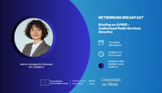 Networking Breakfast. AVMSD Briefing with Marta Sanagustin Riazuelo, DG Connect.