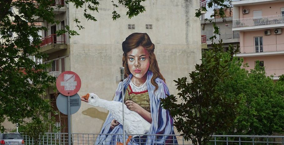 The Myth of Erkyna by Siegfried Vynck; Murals for Communities project.