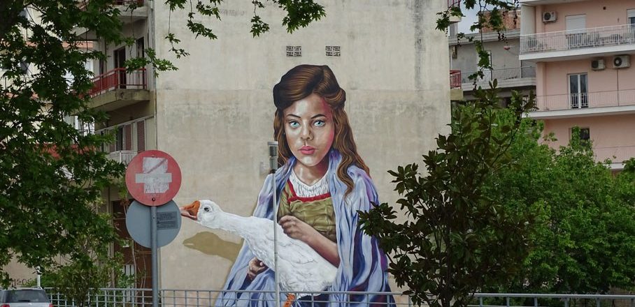 The Myth of Erkyna by Siegfried Vynck; Murals for Communities project.