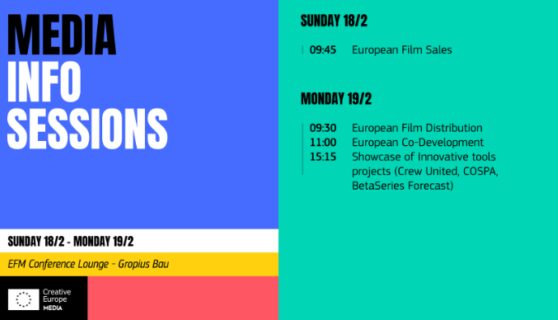 MEDIA Info Sessions at EFM, Berlinale 2024.
