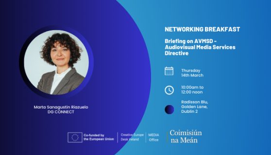 Networking Breakfast. AVMSD Briefing with Marta Sanagustin Riazuelo, DG Connect.