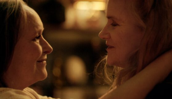 Martine Chevallier and Barbara Sukowa in TWO OF US, directed by Filippo Meneghetti. Photo courtesy of Magnolia Pictures.