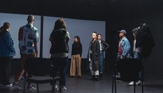 VAP Visit to Project Arts Centre. Credit: © Aarif Amod. Courtesy of Dublin Dance Festival Ireland.