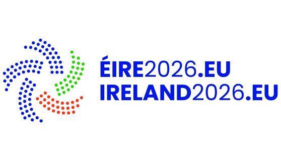 Ireland EU Logo Colour white