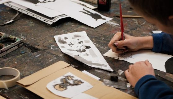 READ ON Illustration Activity, Kinsale Community School, October 2018. Image by Rory O’Toole.