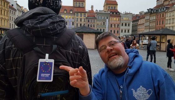 Trasna Na Líne, Artists Workshop, Warsaw, Nov 2019. 
Image by Jason Scott.