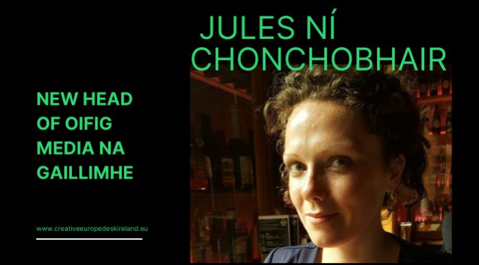 Jules Ní Chonchobhair, new Head of Oifig MEDIA na Gaillimhe, January 2025