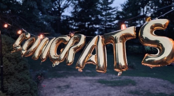 Congrats balloons 7 X3
