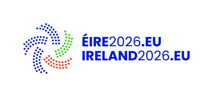 Ireland EU Logo Colour white