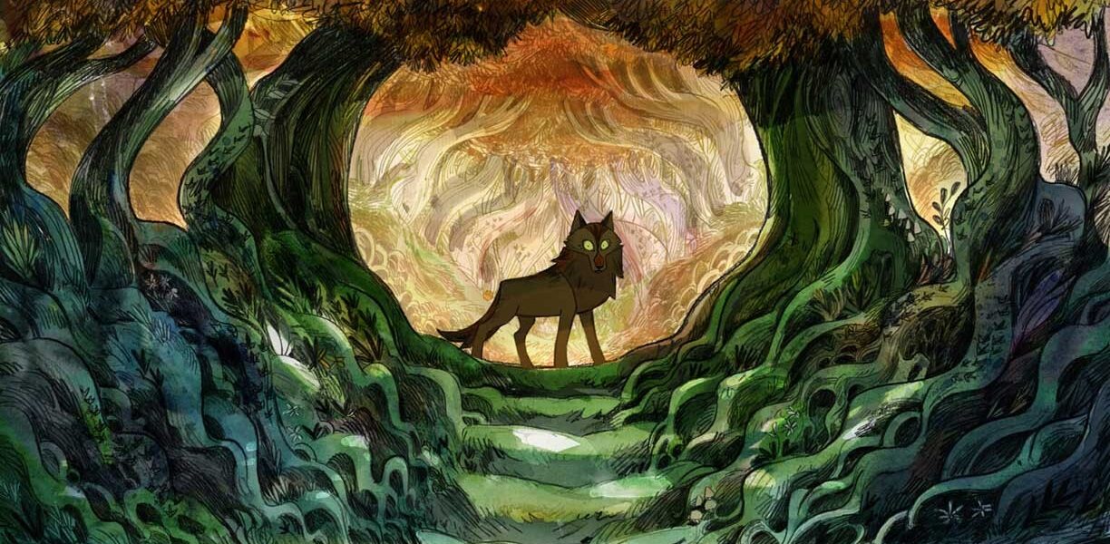 Wolfwalkers Cartoon Saloon wolf